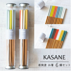 日本製造 - KASANE 天然竹筷子 一套6對 