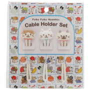 日本直送  - Fuku Fuku Nyanko Cable Holder Set