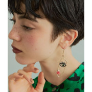 日本直送 - manana suerte face earrings