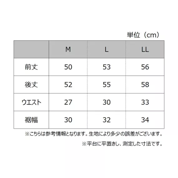 日本製造 - Gunze ADVANCELABEL/CUT OFF BASIC 打底短裙 黑色