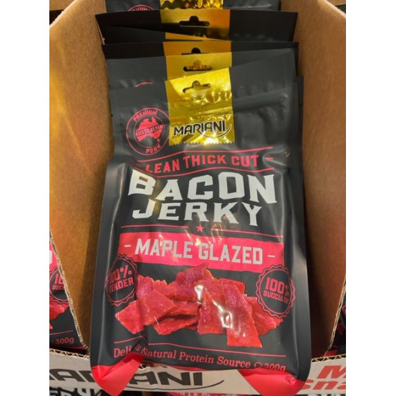 日本直送 - Mariani Thick Cut Bacon Jerky 300g