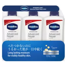 日本直送 - Vaseline Advanced Repair Body Lotion 3pack (500ml x 3)