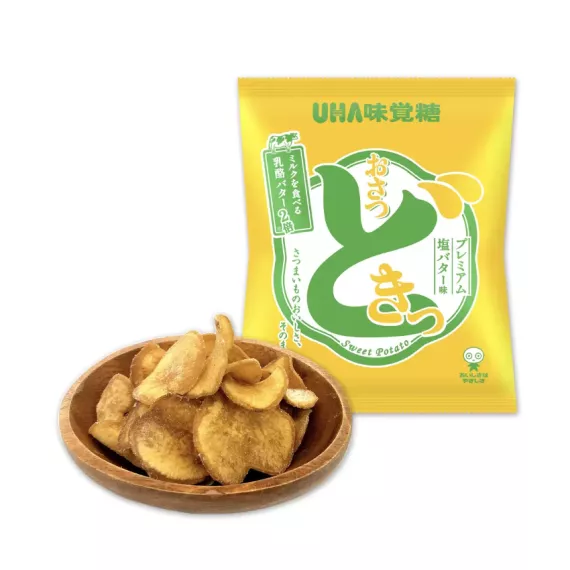 日本製造 - UHA 特級鹽牛油味蕃薯脆片 65g x 10袋