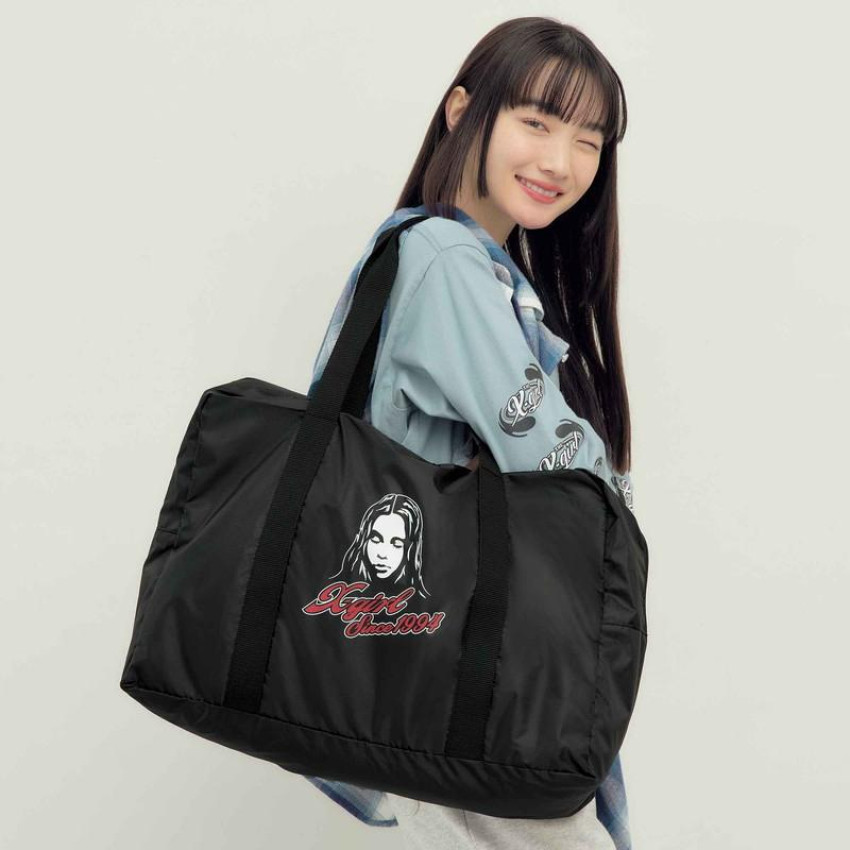 日本雜誌Mini 2024年4月号特別附錄X girl 大容量Boston Bag