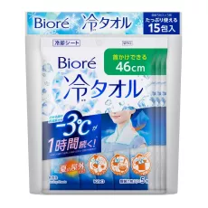 日本直送 - BIORE 冷毛巾 5枚入 x 3包