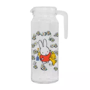 日本製造 - Miffy 耐熱玻璃 水樽連蓋 1.1L