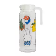 日本製造 - Miffy 耐熱玻璃 水樽連蓋 1.1L