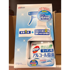 日本製造 - Johnson 廚房用殺菌噴劑 400ml ＋ 補充包 620ml x 2 套裝