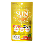 日本製造 - Infinity Sun White 防曬精華美白丸 90粒