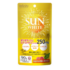 日本製造 - Infinity Sun White 防曬精華美白丸 90粒