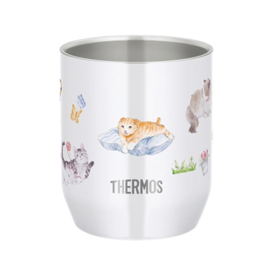 日本直送 - THERMOS Animal Series 真空二重 不銹鋼杯 JDH-280CTSS