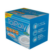 日本直送 - ToiPoly Portable Toilet Bag 40入